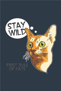 Notebook- First Rule Of Cats