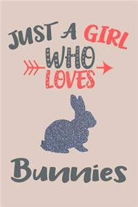 Just A Girl Who Loves Bunnies Journal