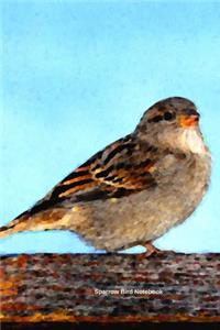 Sparrow Bird Notebook