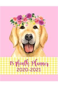 18 Month Planner 2020-2021