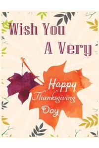 Wish you a very happy thanksgiving day