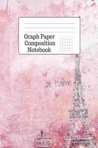 Graph Paper Composition Notebook