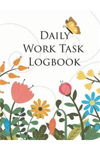 Daily Work Task Logbook