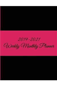2019-2021 Weekly Monthly Planner