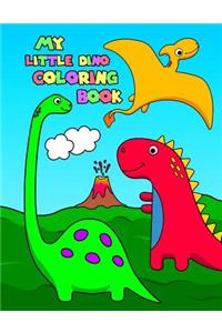 My Little Dino Coloring Book