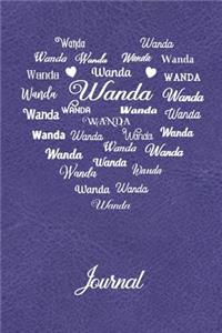 Personalized Journal - Wanda