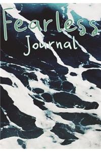 Fearless Journal: Live a Fearless Life Write Down Your Inspiration and Motivation Notebook Diary - 150 Pages, 6.69 X 9.61