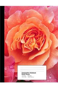 Composition Notebook Wide Ruled 7.44 X 9.69 Inches 100 Sheets / 200 Pages