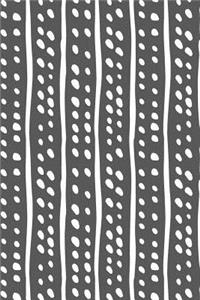 Journal Notebook White Lines and Spots Pattern 6