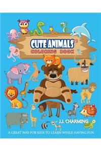 Cute Animals Coloring Book Vol.8