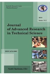 Journal of Advanced Research in Technical Science. Issue 9-2