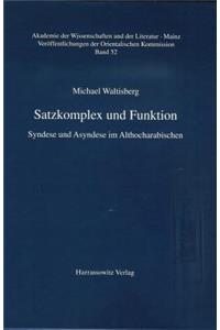 Satzkomplex Und Funktion