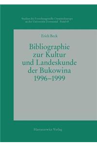 Bibliographie Zur Kultur Und Landeskunde Der Bukowina 1996-1999