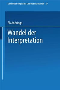 Wandel Der Interpretation