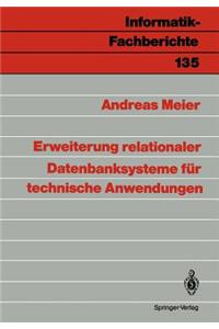 Erweiterung Relationaler Datenbanksysteme Für Technische Anwendungen