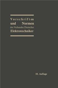 Vorschriften Und Normen Des Verbandes Deutscher Elektrotechniker