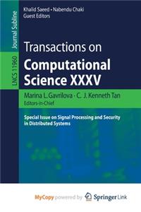 Transactions on Computational Science XXXV