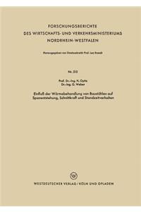 Einfluß Der Wärmebehandlung Von Baustählen Auf Spanentstehung, Schnittkraft Und Standzeitverhalten