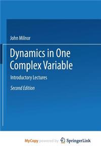 Dynamics in One Complex Variable
