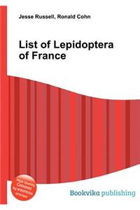 List of Lepidoptera of France