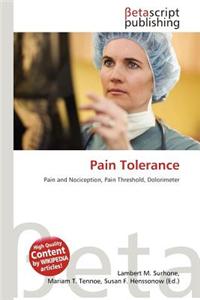 Pain Tolerance