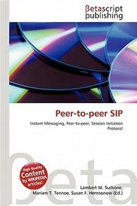 Peer-To-Peer Sip
