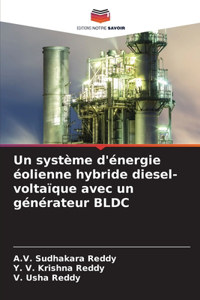 système d'énergie éolienne hybride diesel-voltaïque avec un générateur BLDC