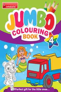 Jumbo Activity Colouring Best Gift for Drawing and Painting Books Vol 4