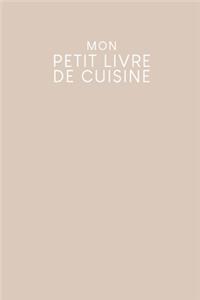 Mon petit livre de cuisine