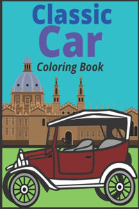 Classic Car Coloring Book