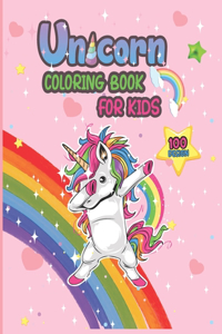 unicorns coloring book for kids 100 design
