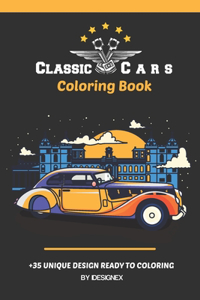 Classic Cars Coloring Book