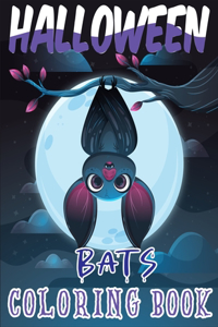 Halloween Bats Coloring Book