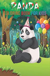 Panda Coloring Book For Kids