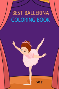 Best Ballerina Coloring Book Vo 2