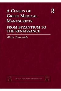 A Census of Greek Medical Manuscripts