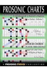 Fretboard Chord Charts for Guitar - Volume 1