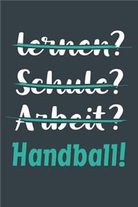 lernen? Schule? Arbeit? Handball!