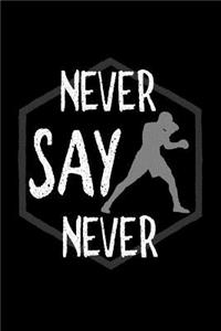 Never say never