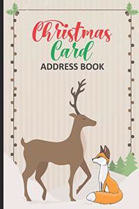 Christmas Card Address Book