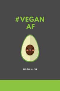 #vegan AF Notizbuch