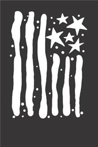 American Flag Veteran Patriotic Notebook Journal