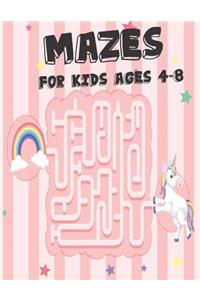 Mazes for Kids Ages 4-8