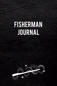 Fisherman Journal: Blank Line Fisherman Journal / Planner / Career / Co-Worker / Job Gift (6 x 9 - 110 Wide Pages)