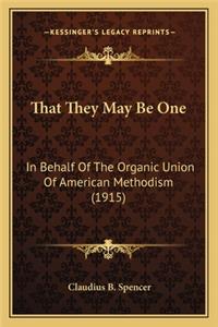 That They May Be One