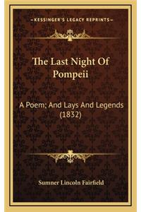 The Last Night of Pompeii