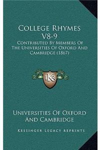 College Rhymes V8-9