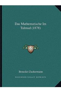 Das Mathematische Im Talmud (1878)