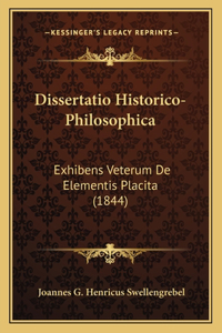 Dissertatio Historico-Philosophica