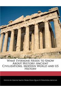 What Everyone Needs to Know about History